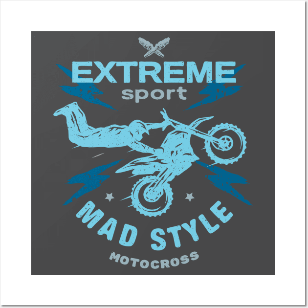 Mad style moto Wall Art by spicoli13